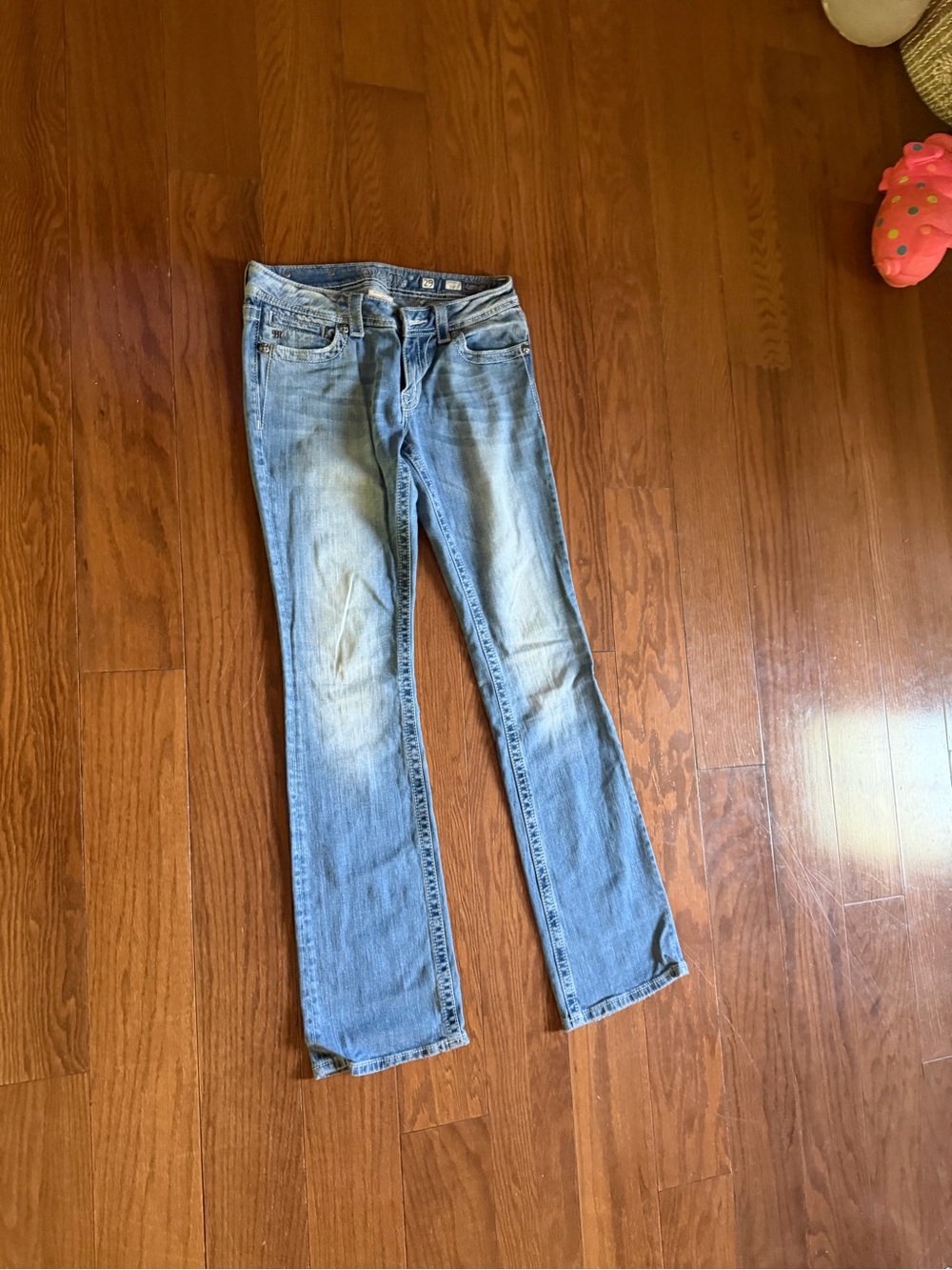 Miss Me Light Blue Flare Jeans - Women's Wide Leg Denim